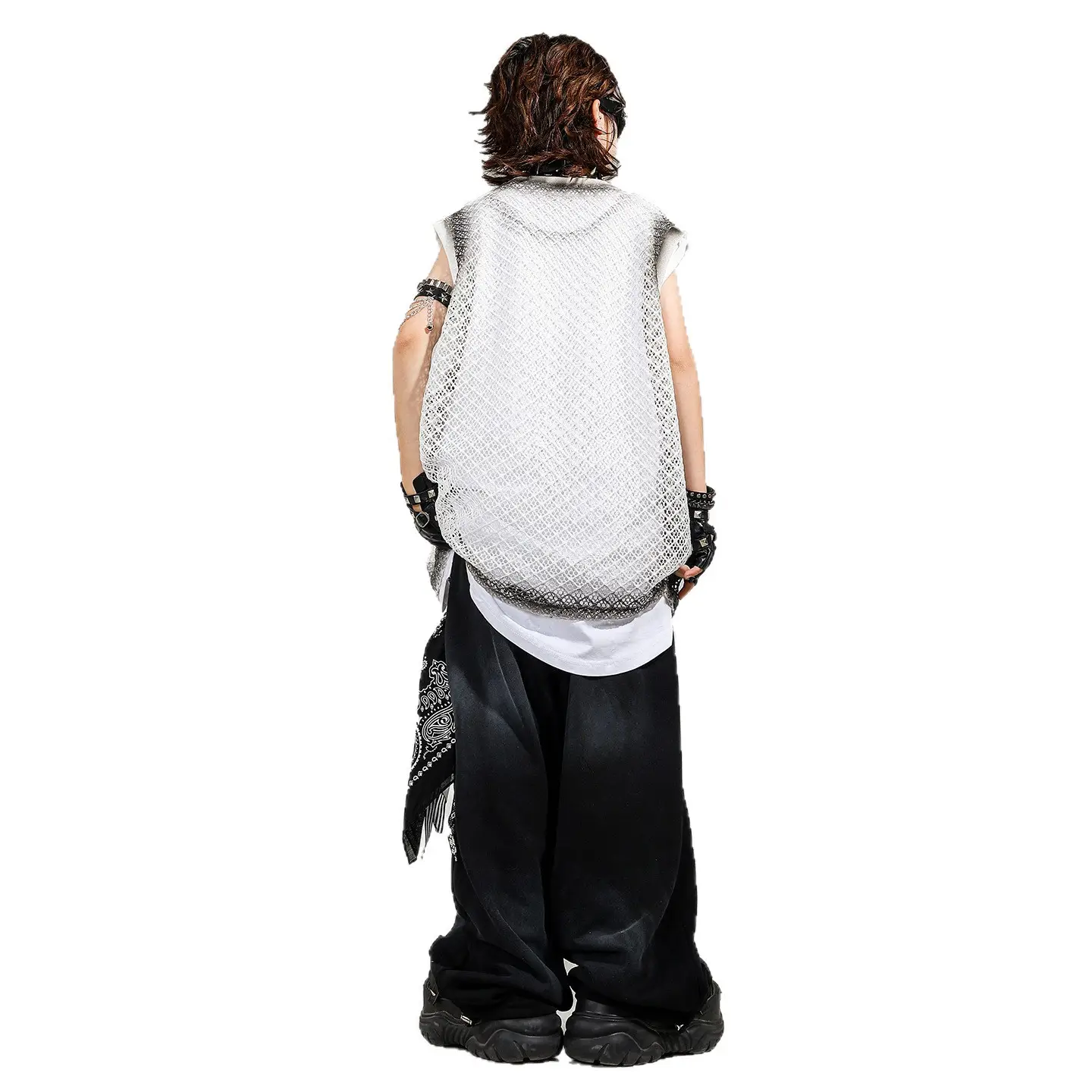 Kids Hip Hop Streetwear Set Sleeveless T-Shirt Pants