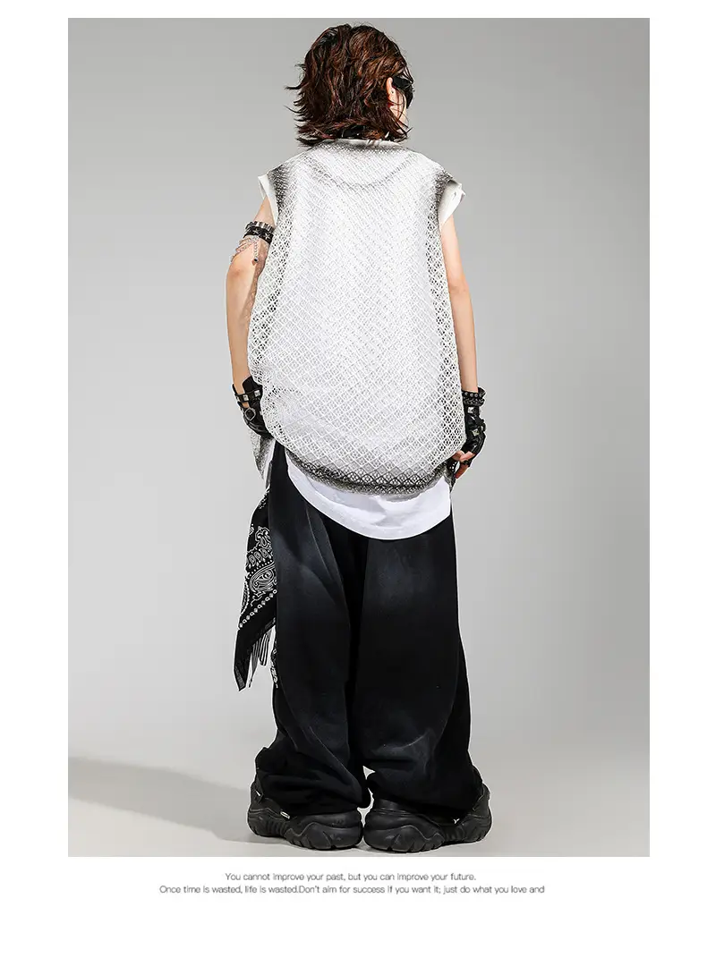 Kids Hip Hop Streetwear Set Sleeveless T-Shirt Pants — feature 13