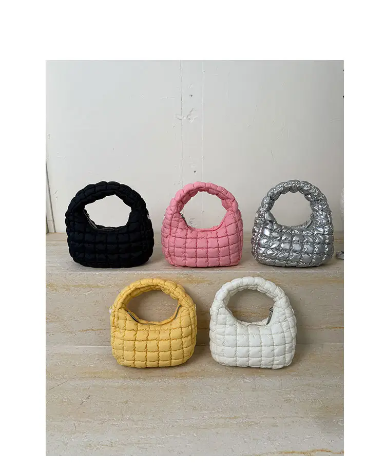 Pink Waffle Crossbody Phone Bag for Women — feature 1