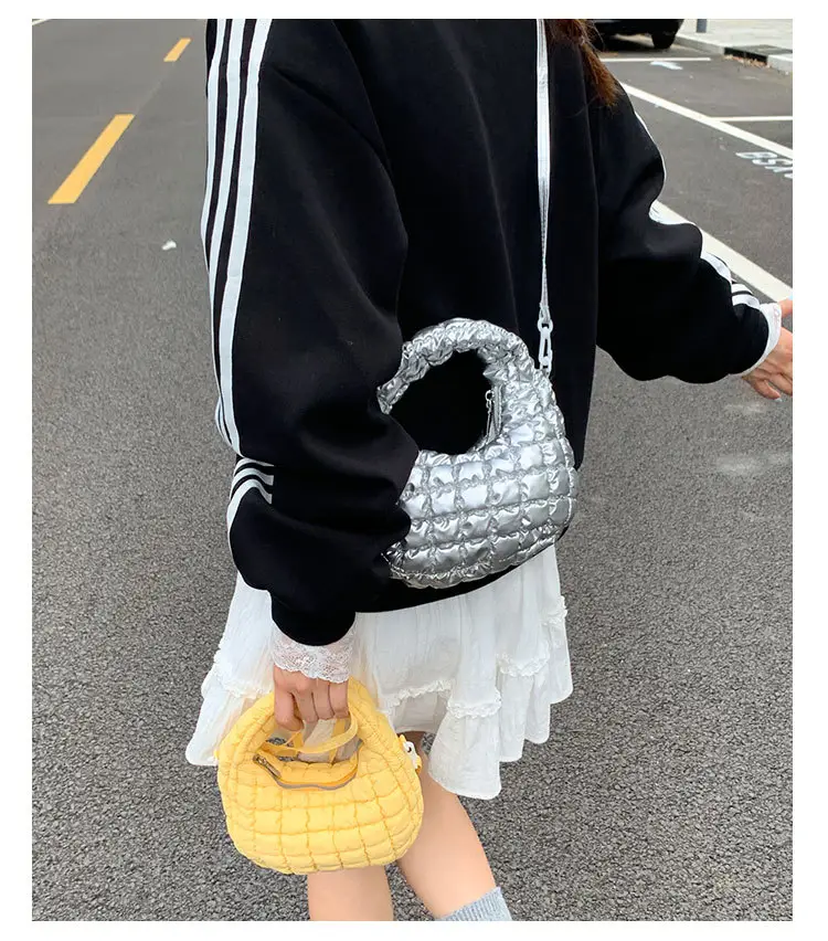 Pink Waffle Crossbody Phone Bag for Women — feature 16