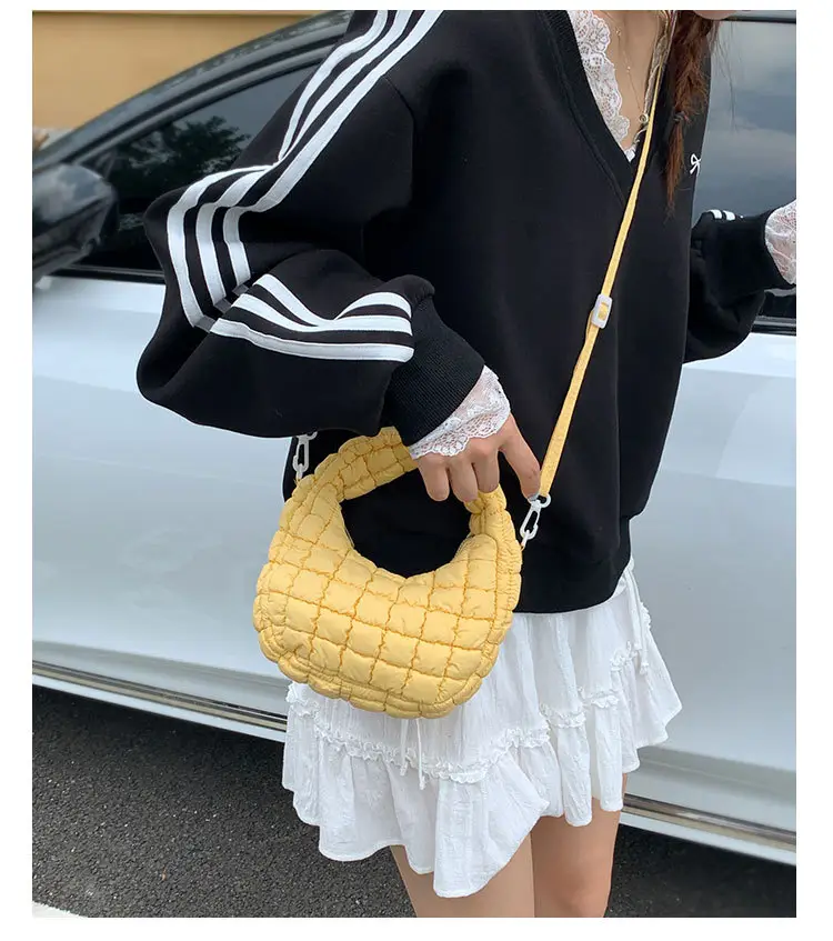 Pink Waffle Crossbody Phone Bag for Women — feature 18