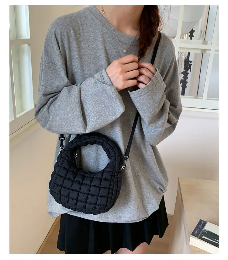 Pink Waffle Crossbody Phone Bag for Women — feature 30