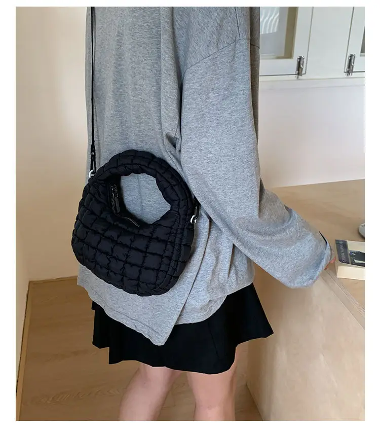 Pink Waffle Crossbody Phone Bag for Women — feature 33