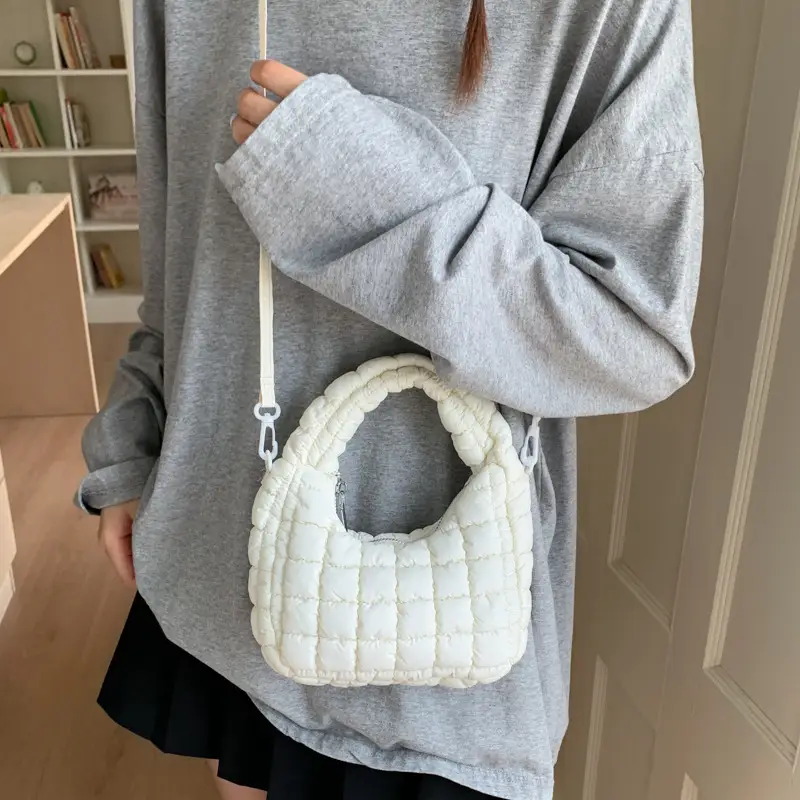 Pink Waffle Crossbody Phone Bag for Women