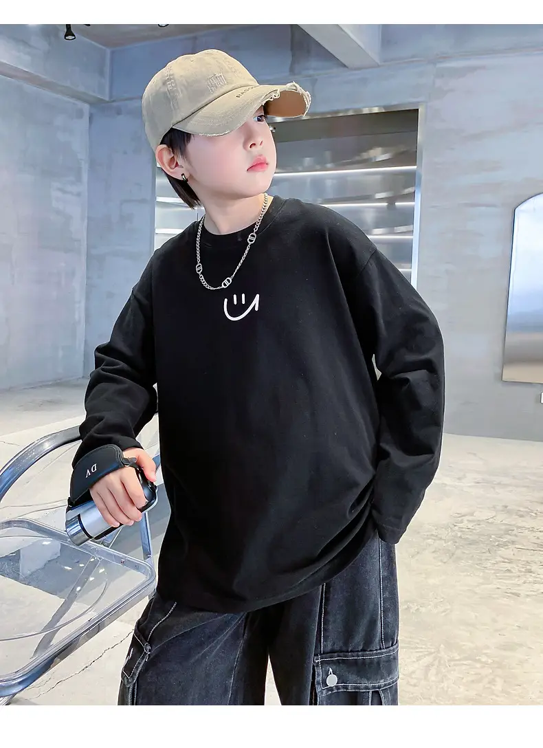 Men White Long Sleeve T-Shirt with Logo — feature 15