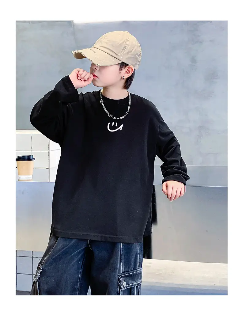 Men White Long Sleeve T-Shirt with Logo — feature 18