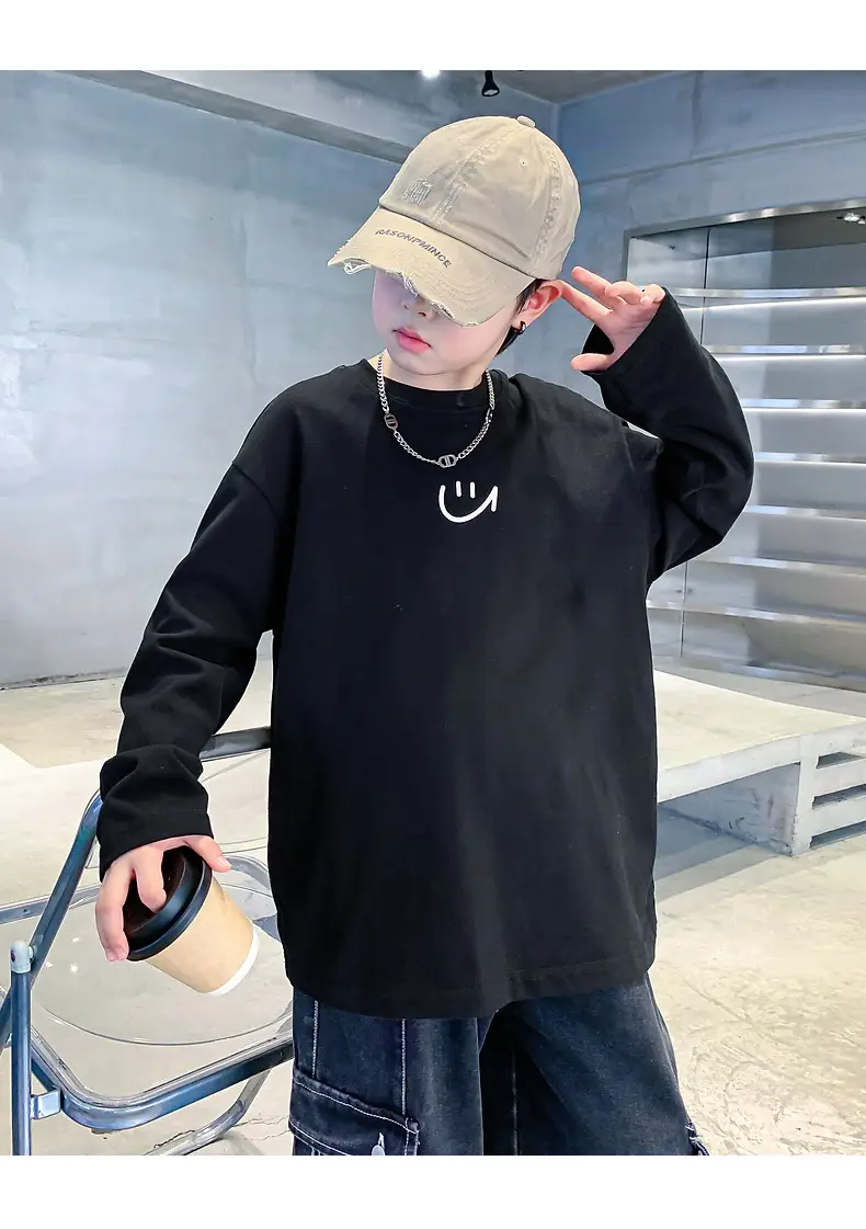 Men White Long Sleeve T-Shirt with Logo — feature 19