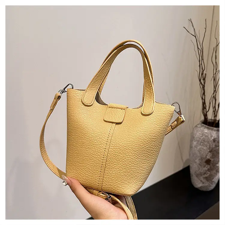 Women's Yellow PU Leather 2-Piece Handbag Set — feature 16