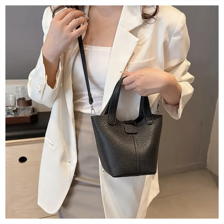 Women's Yellow PU Leather 2-Piece Handbag Set — feature 26