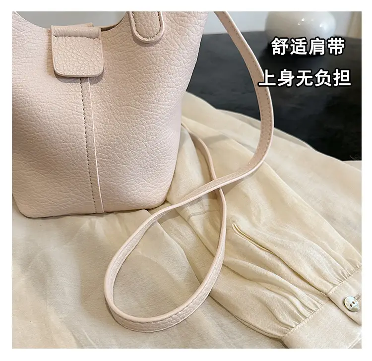 Women's Yellow PU Leather 2-Piece Handbag Set — feature 6