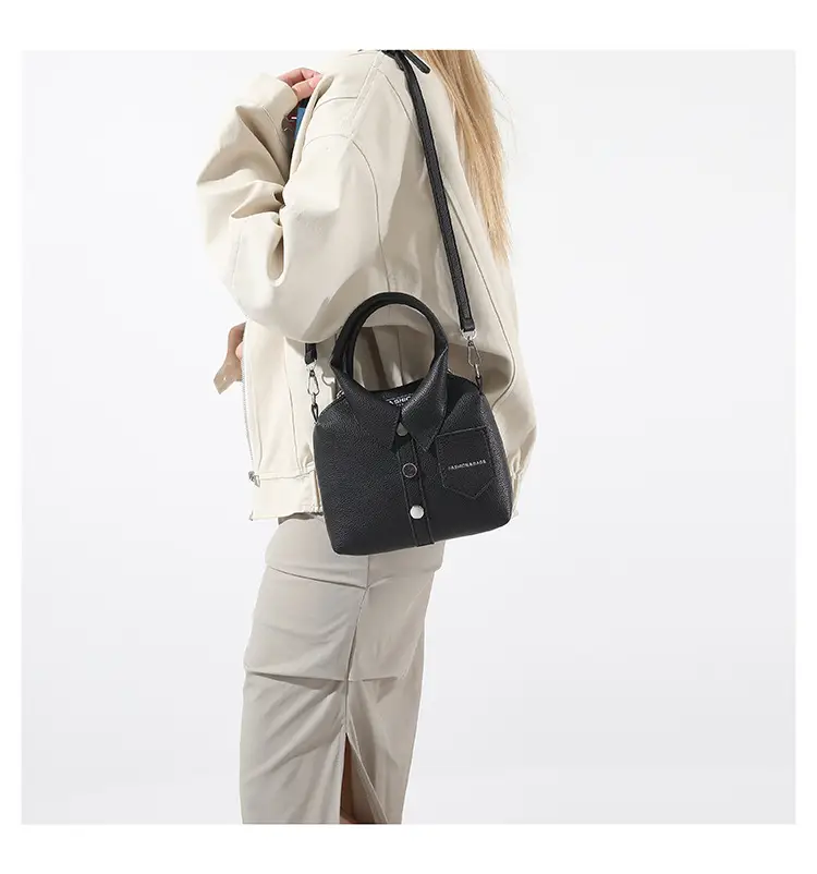 Pink Crossbody Bag for Women with Button Detail — feature 25