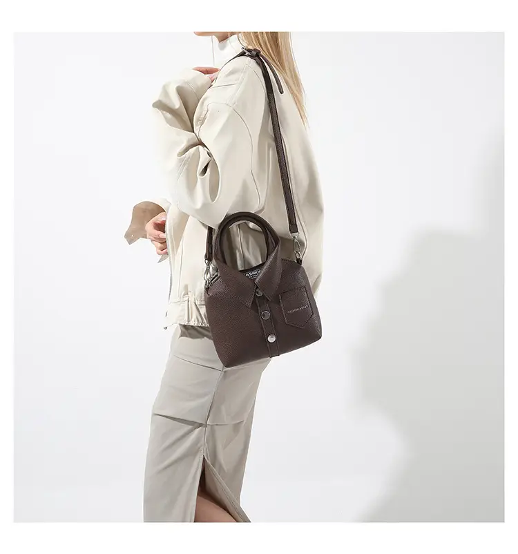 Pink Crossbody Bag for Women with Button Detail — feature 27