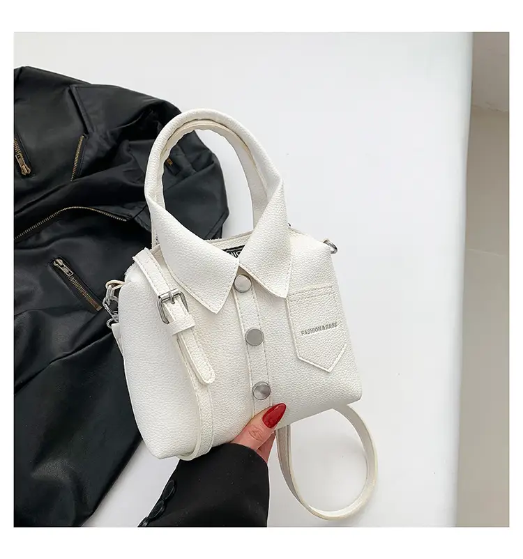 Pink Crossbody Bag for Women with Button Detail — feature 30
