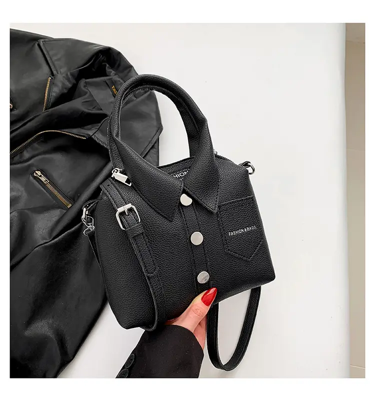 Pink Crossbody Bag for Women with Button Detail — feature 32