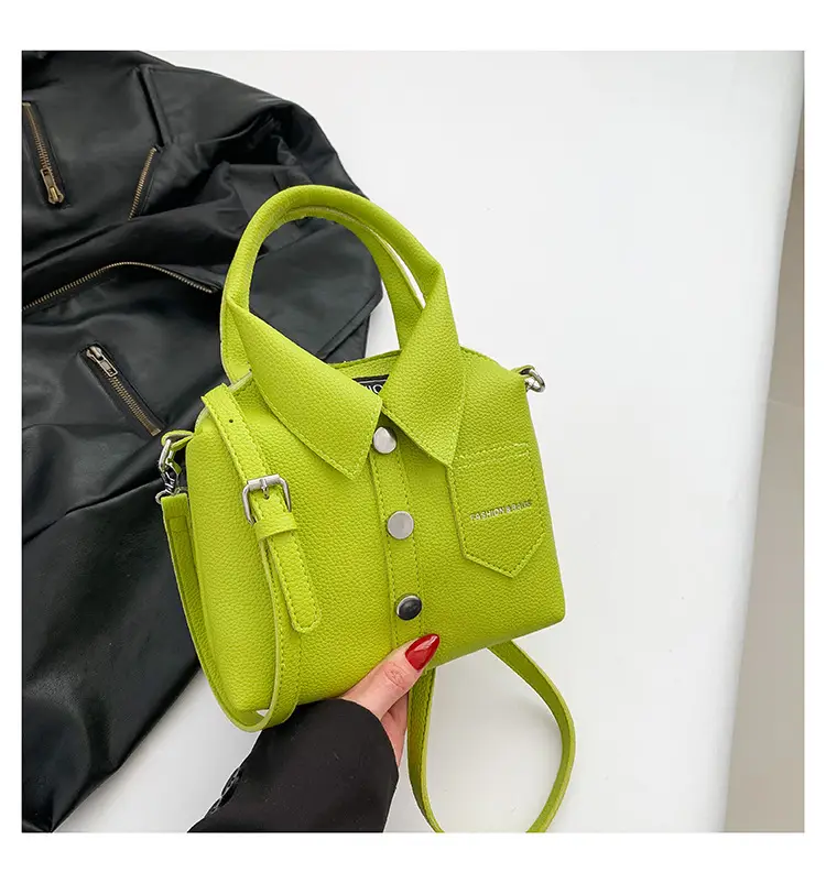 Pink Crossbody Bag for Women with Button Detail — feature 33