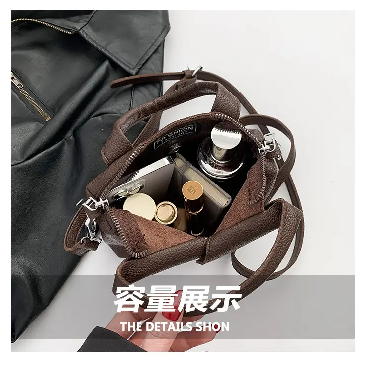 Pink Crossbody Bag for Women with Button Detail — feature 6