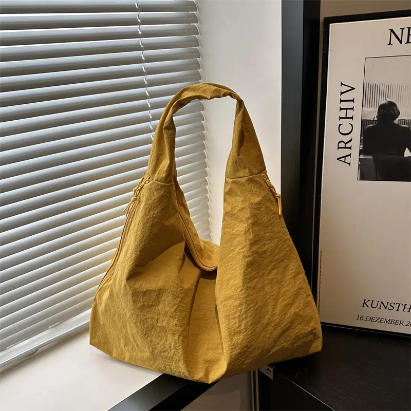 Yellow Women's Casual Tote Bag with Handles — feature 11