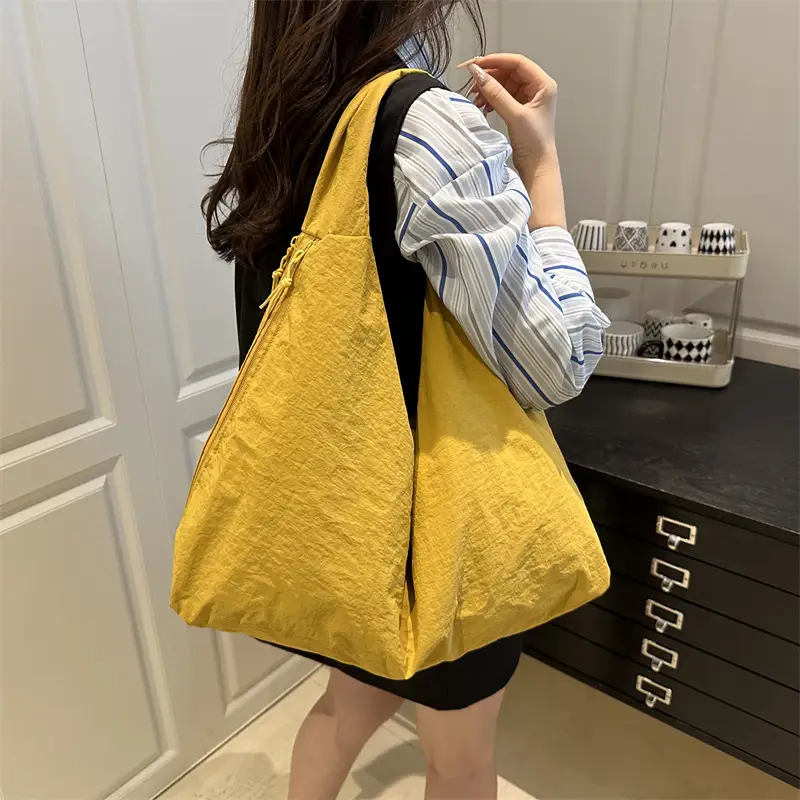 Yellow Women's Casual Tote Bag with Handles — feature 2