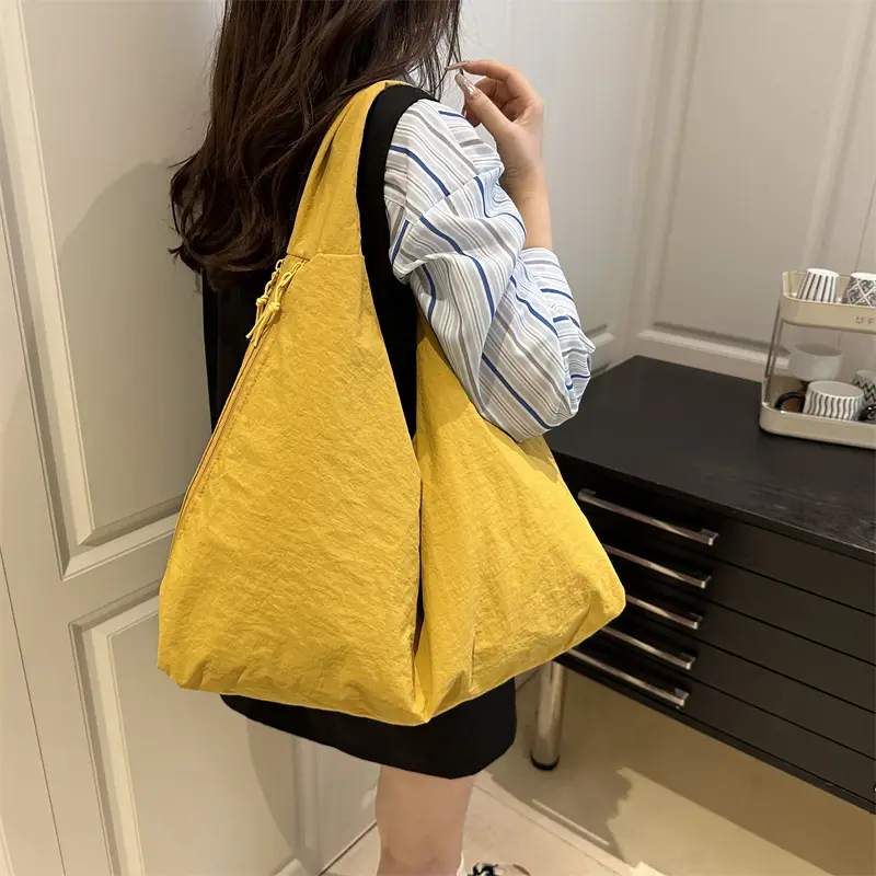 Yellow Women's Casual Tote Bag with Handles — feature 20