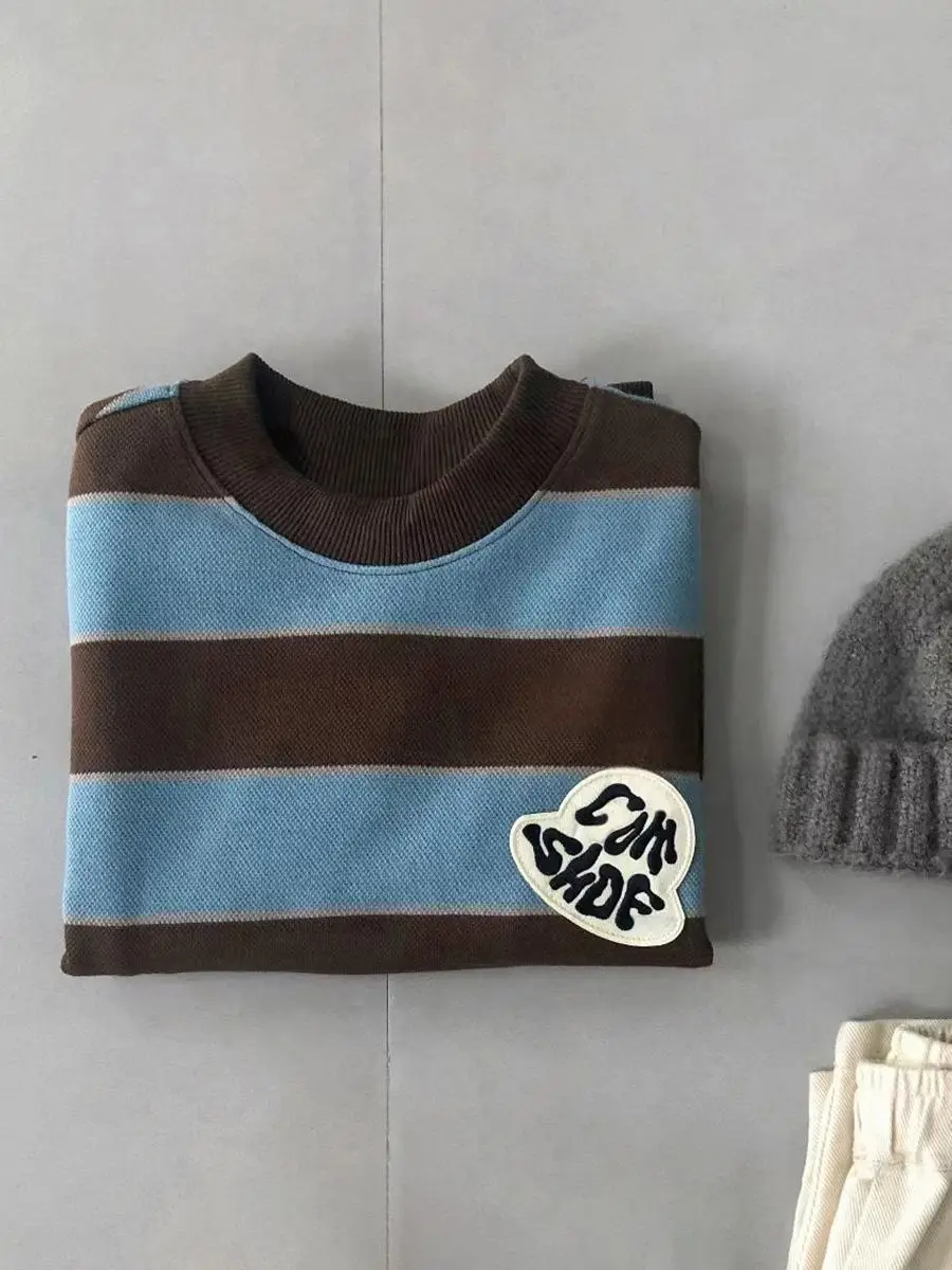 Striped Long Sleeve T-Shirt for Girls Autumn Wear