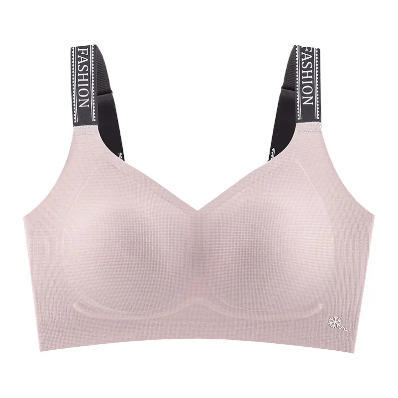 Large Bust Minimizing Bra for Women, Full Coverage, Large Wrap, Anti-Sagging, Side Breast Collection, 7A Antibacterial, Thin, Seamless Bra for Summer