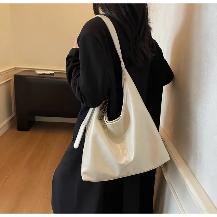 Brown Leather Shoulder Bag for Women 2025 Autumn Winter — feature 14