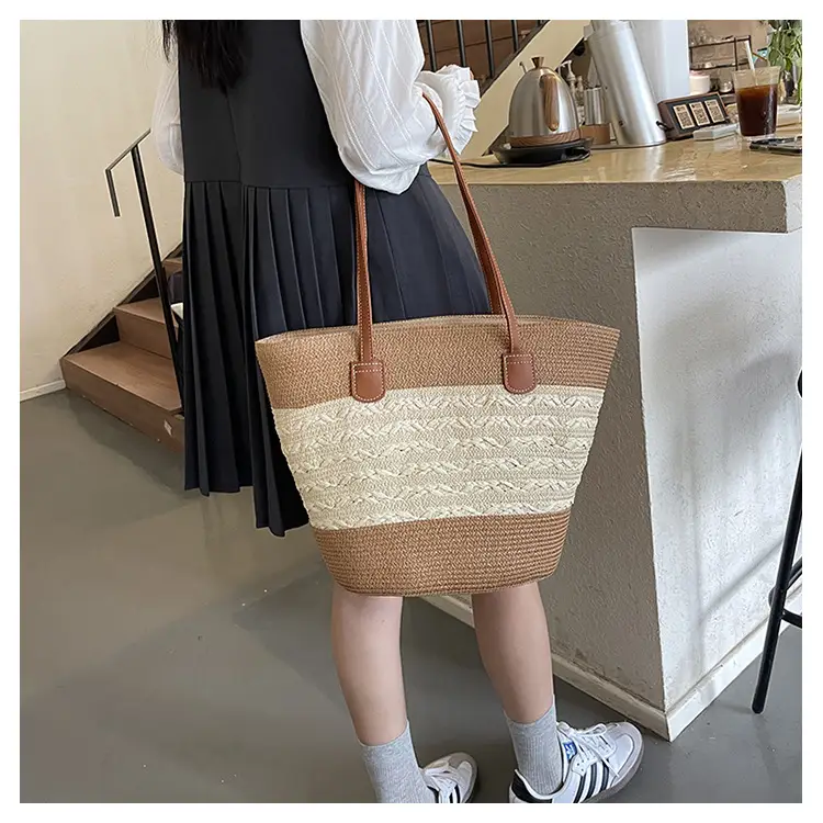 2025 New Beach Seaside Large Capacity Woven Bag — feature 13