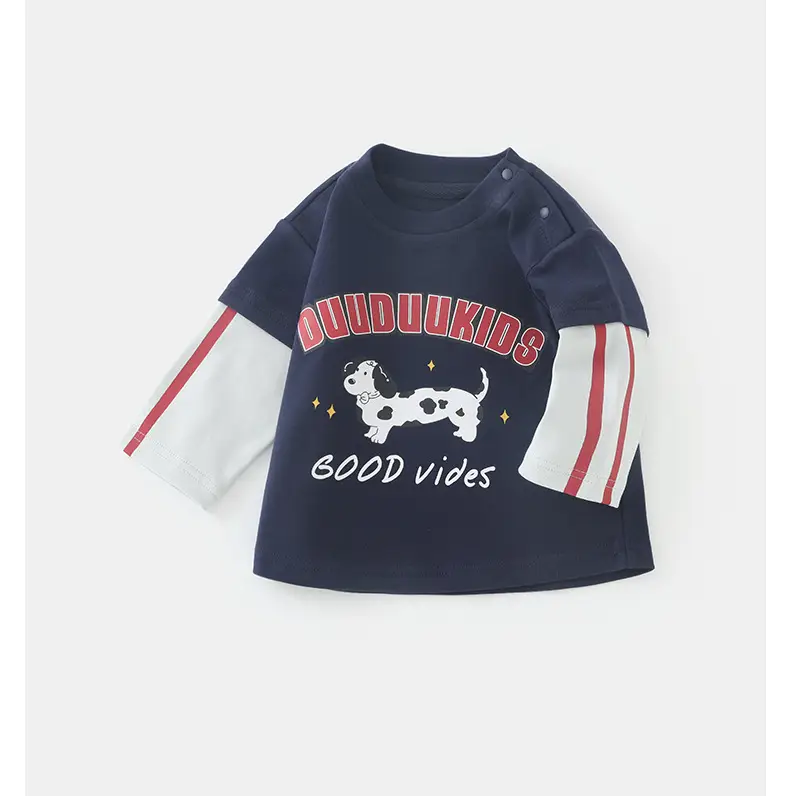 Duuduu Boys Autumn Top Baby Shirt A-Class Korean Style — feature 15