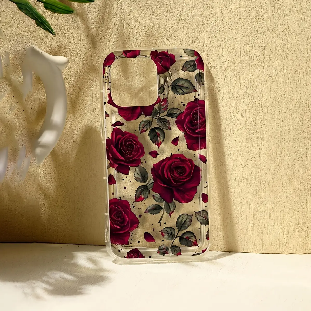 Red Rose iPhone 16 Pro Case Anti-Fall Soft - Image 3