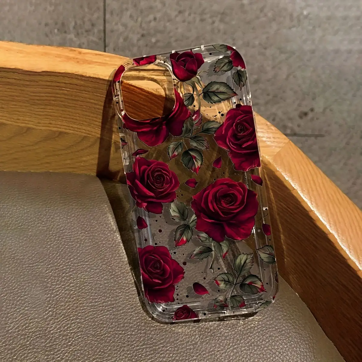 Red Rose iPhone 16 Pro Case Anti-Fall Soft - Image 4