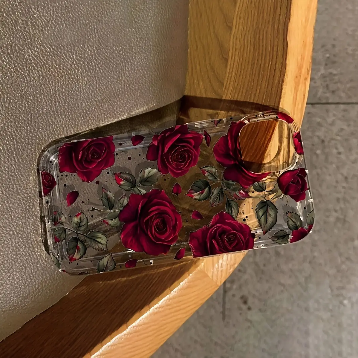 Red Rose iPhone 16 Pro Case Anti-Fall Soft — feature 5