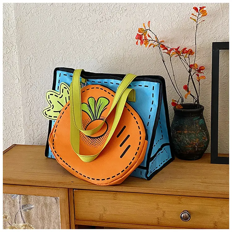 Cute Carrot 3D Shoulder Bag for Girls — feature 14
