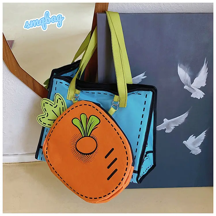 Cute Carrot 3D Shoulder Bag for Girls — feature 15