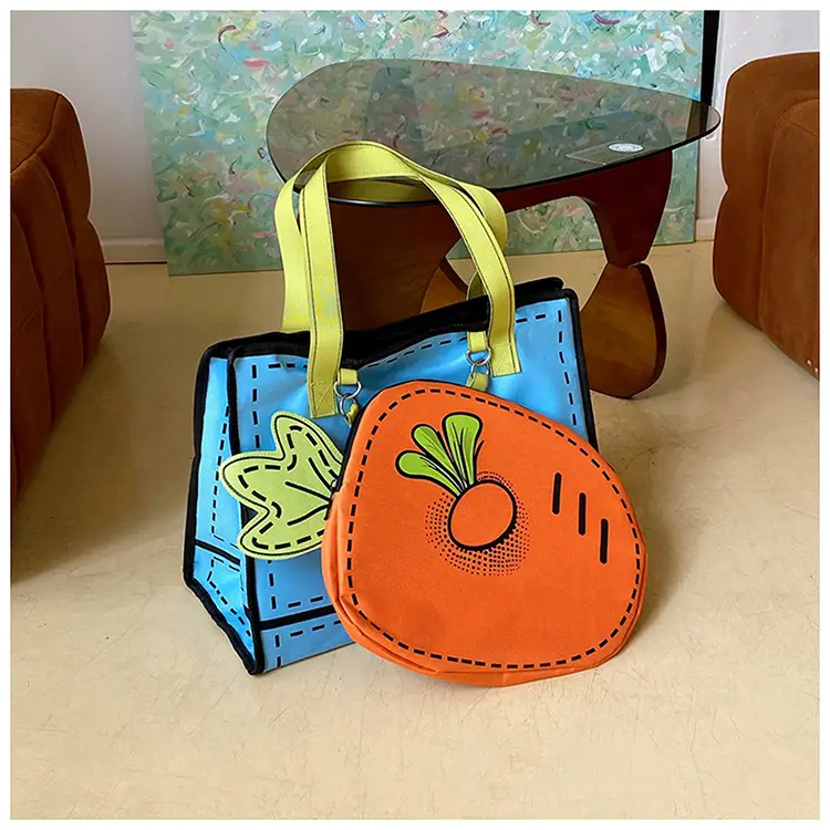 Cute Carrot 3D Shoulder Bag for Girls — feature 17