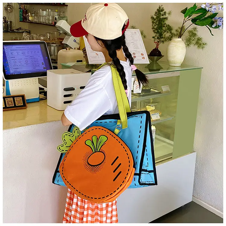 Cute Carrot 3D Shoulder Bag for Girls — feature 22
