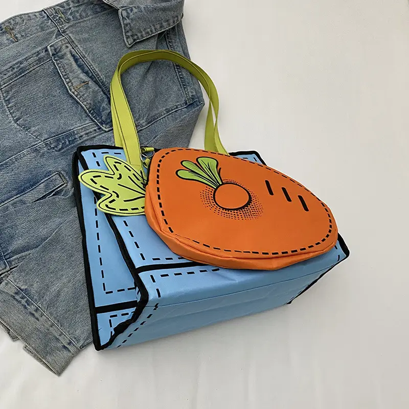 Cute Carrot 3D Shoulder Bag for Girls — feature 23