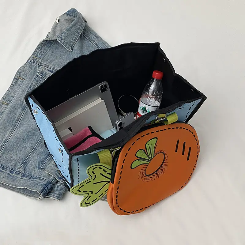 Cute Carrot 3D Shoulder Bag for Girls — feature 24