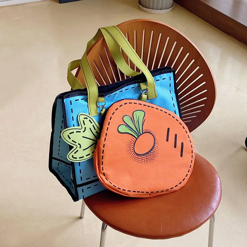 Cute Carrot 3D Shoulder Bag for Girls — feature 25