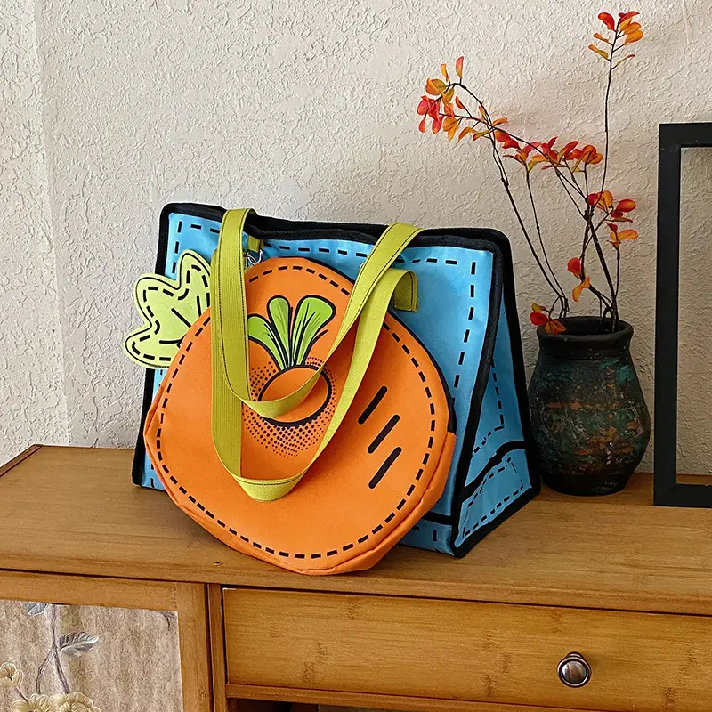 Cute Carrot 3D Shoulder Bag for Girls — feature 28