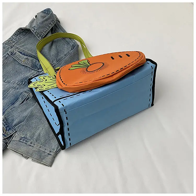 Cute Carrot 3D Shoulder Bag for Girls — feature 46