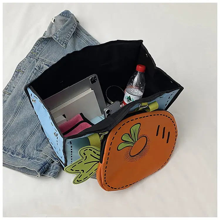 Cute Carrot 3D Shoulder Bag for Girls — feature 47
