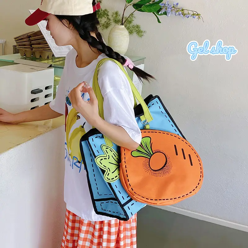 Cute Carrot 3D Shoulder Bag for Girls — feature 6
