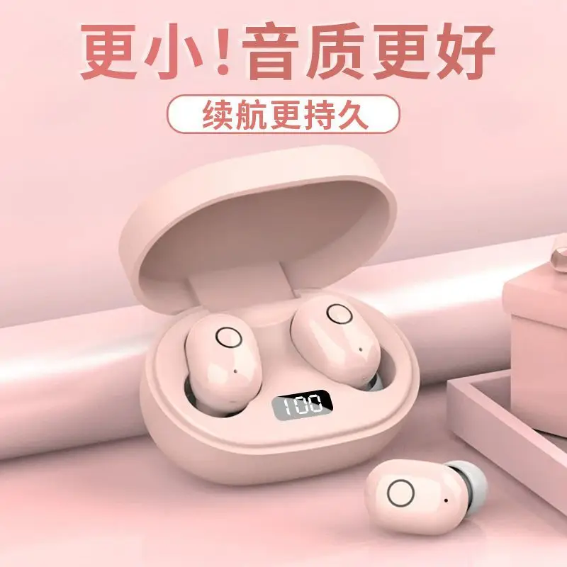 High-Appearance Bluetooth Earphones for Girls, Cute True Wireless Noise-Cancelling 2026 New Model, In-Ear Mini with Super Long Battery Life