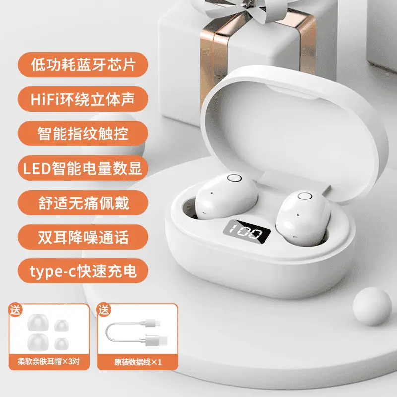High-Appearance Bluetooth Earphones for Girls, Cute True Wireless Noise-Cancelling 2026 New Model, In-Ear Mini with Super Long Battery Life