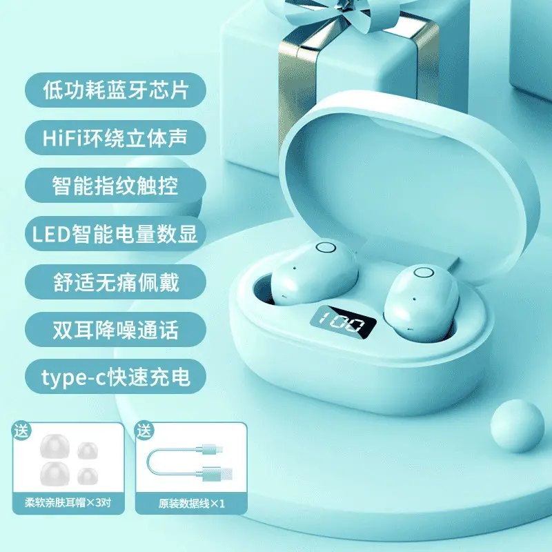 High-Appearance Bluetooth Earphones for Girls, Cute True Wireless Noise-Cancelling 2026 New Model, In-Ear Mini with Super Long Battery Life