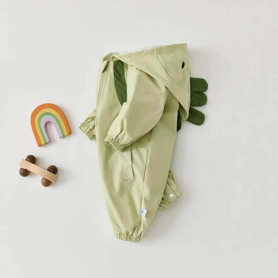 Spring and Autumn Baby Clothes, Baby Clothing, Anyang Children's Clothing, Jumpsuit, Newborn Outdoor Jacket, Long-Sleeved Hooded Coat