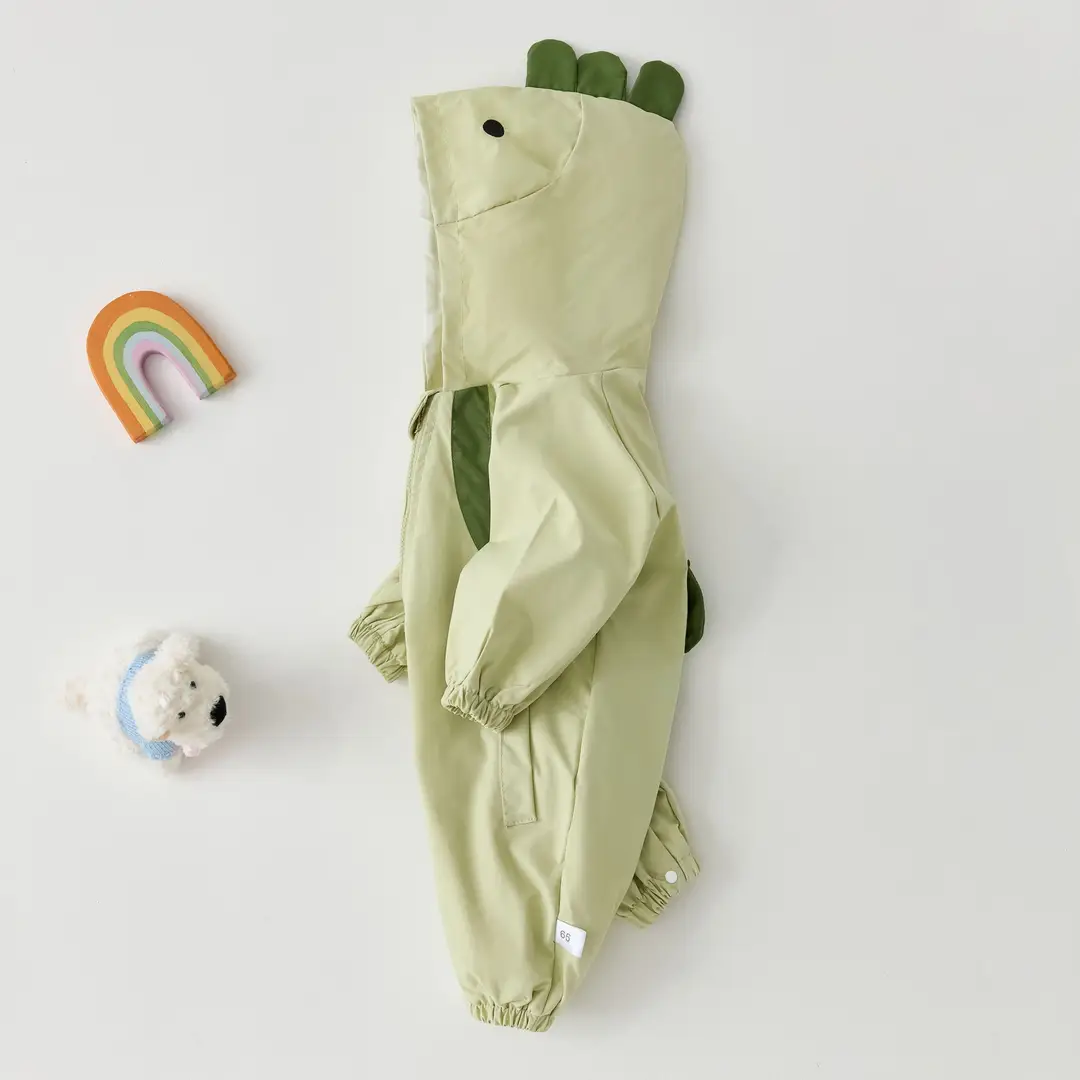 Spring and Autumn Baby Clothes, Baby Clothing, Anyang Children's Clothing, Jumpsuit, Newborn Outdoor Jacket, Long-Sleeved Hooded Coat