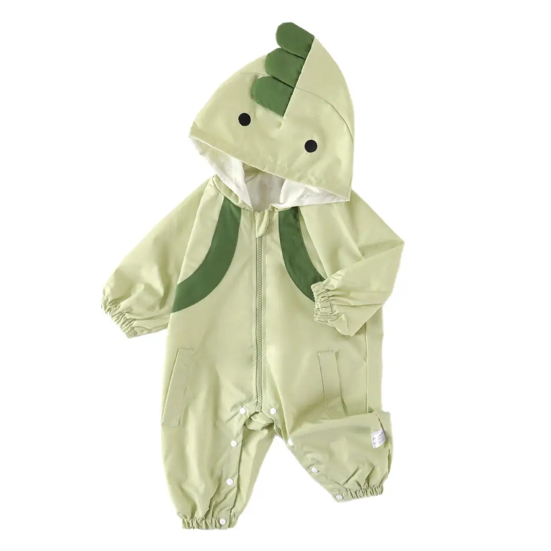 Spring and Autumn Baby Clothes, Baby Clothing, Anyang Children's Clothing, Jumpsuit, Newborn Outdoor Jacket, Long-Sleeved Hooded Coat