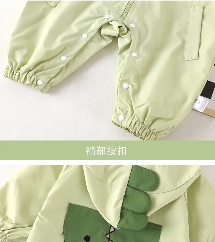 Spring and Autumn Baby Clothes, Baby Clothing, Anyang Children's Clothing, Jumpsuit, Newborn Outdoor Jacket, Long-Sleeved Hooded Coat — feature 14