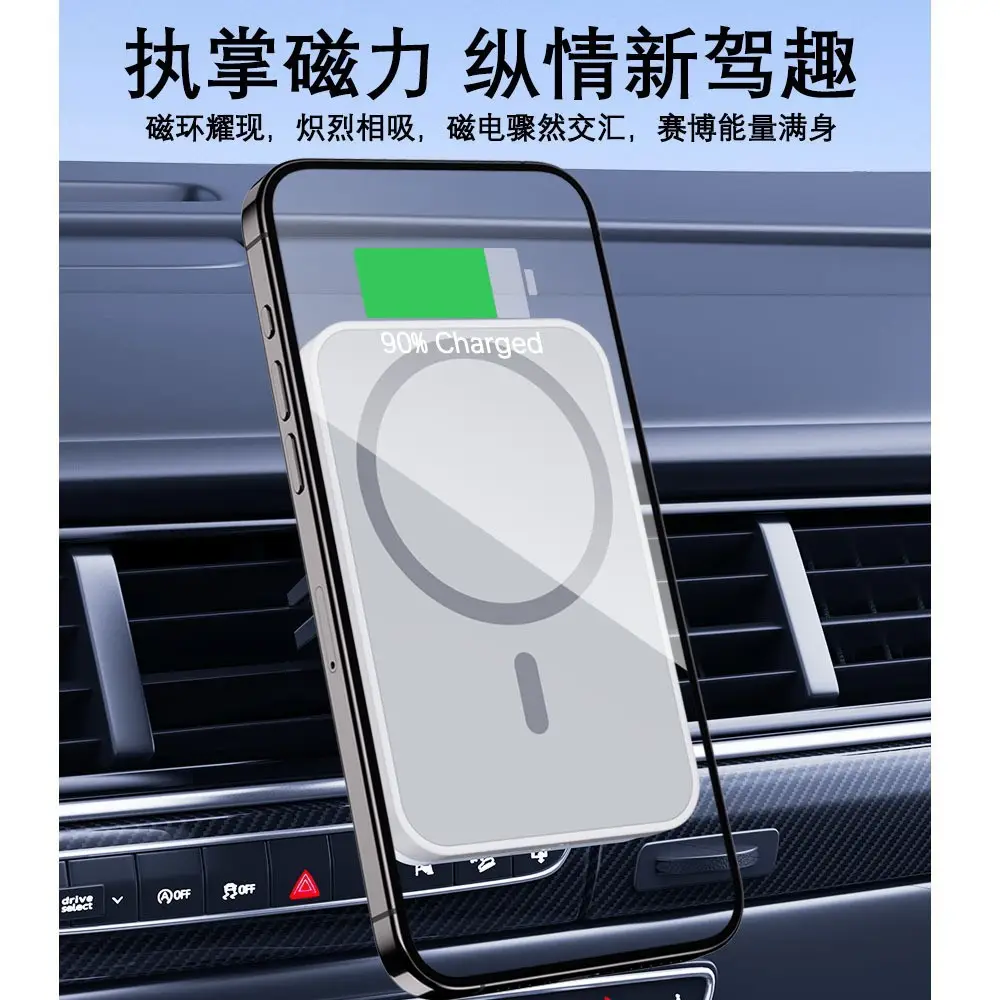 Magnetic Wireless Charging Holder for Apple Magsafe Phones 15W Fast Charge - Image 5